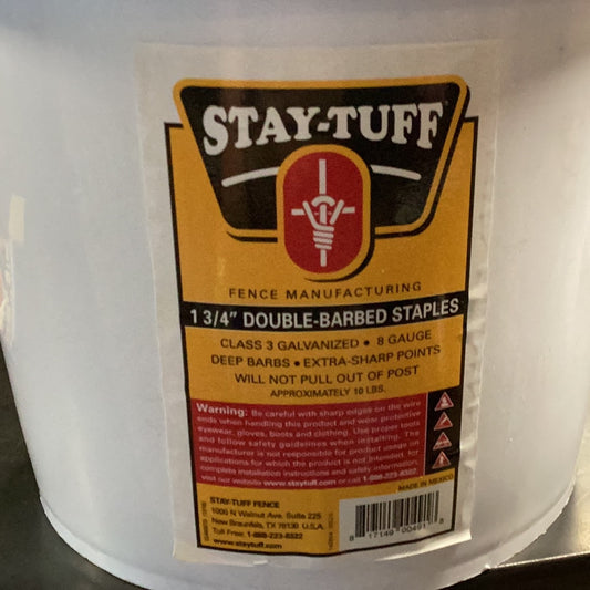 ST Barbed Staples 1 3/4"