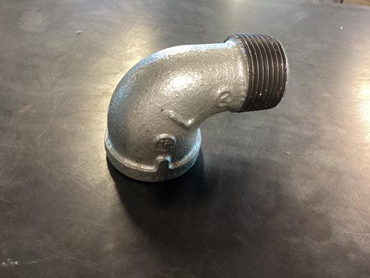 1” Galvanized Street L PVC