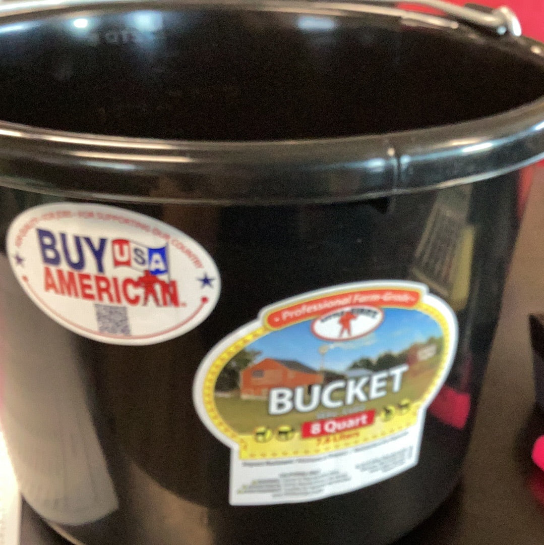 8 Quart Bucket BLK