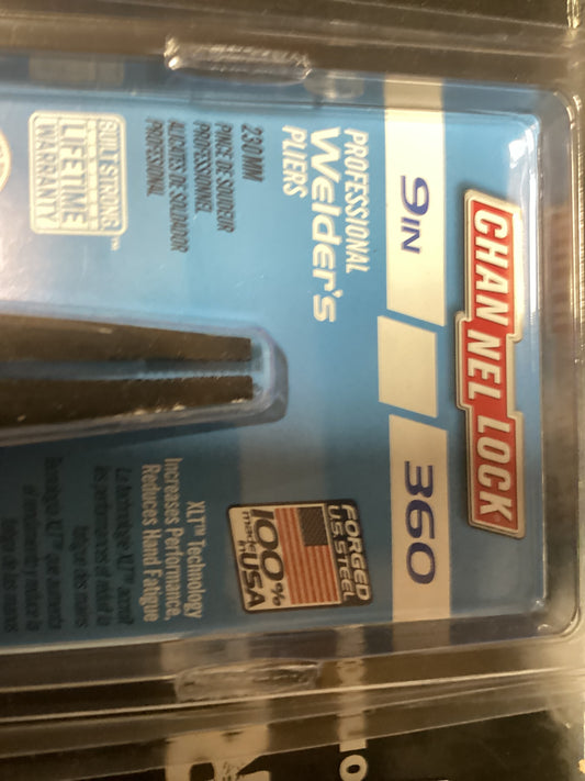 Channelock 9” Welders Pliers