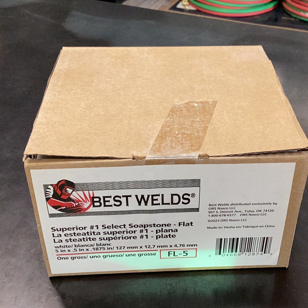BW Flat Soapstone 144ct