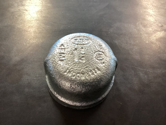 1-1/4” Galvanized Cap