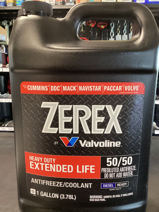 Zerex Antifreeze Coolant Red 50/50