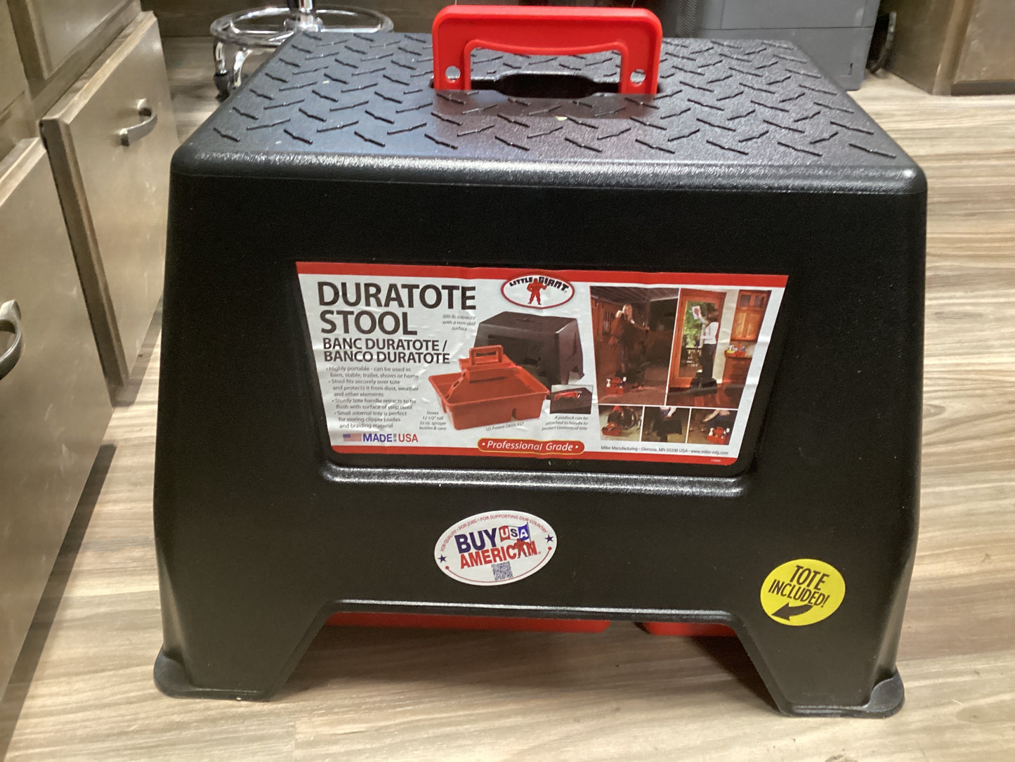Dura Tote Stool Red