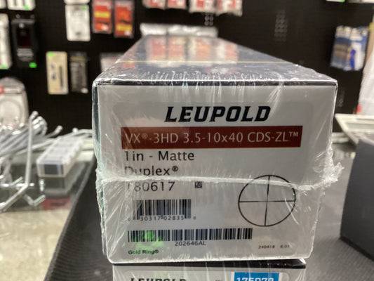 LEUPOLD RIFLE SCOPE 3.5-10 x 40 1” Matte Black