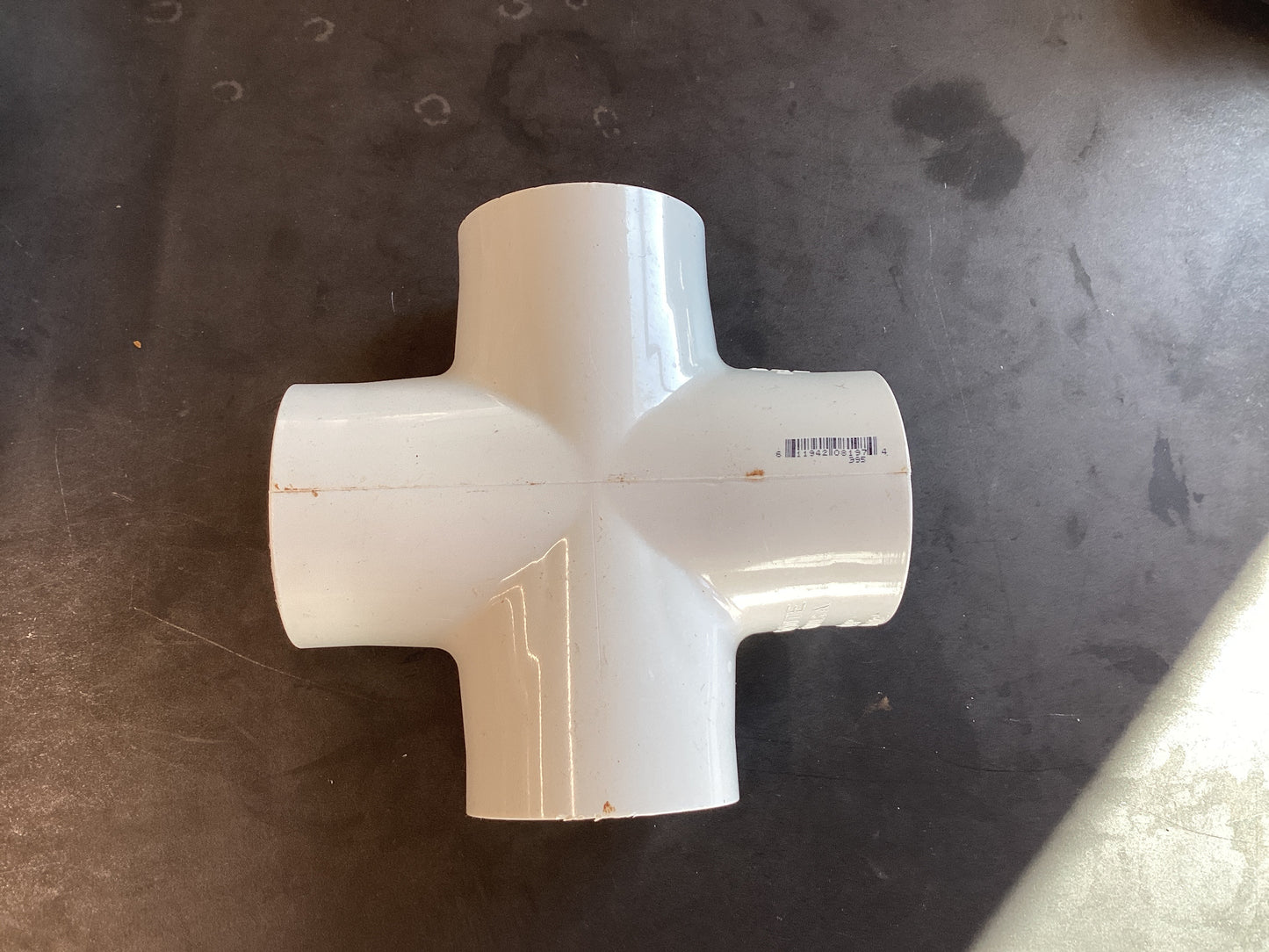1-1/4” PVC Cross