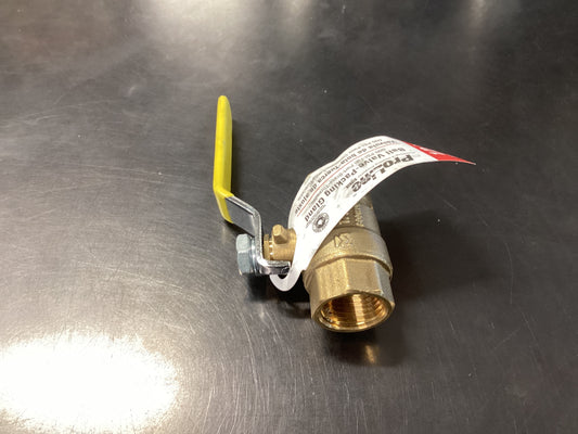 1/2” Brass Ball Valve