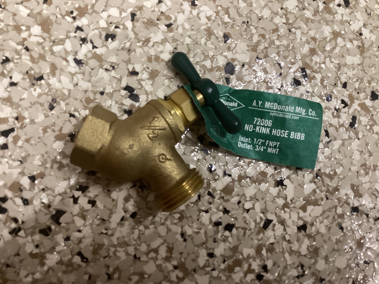1/2” No Kink Hose Bibb