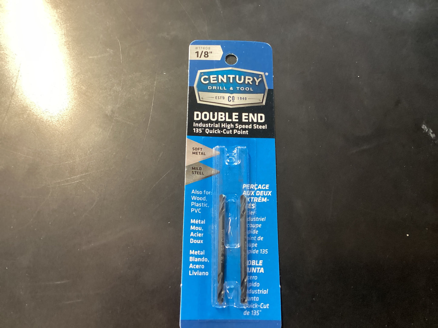 Century 1/8” Dbl End