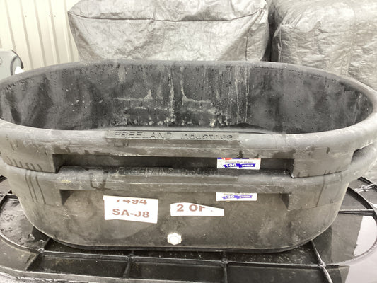 Stock Tank HD Freeland Ind. 60 gal black poly