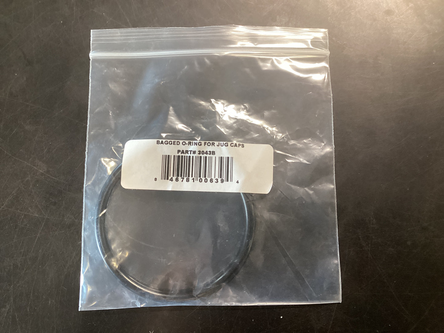 Bagged O Ring Jug Cap
