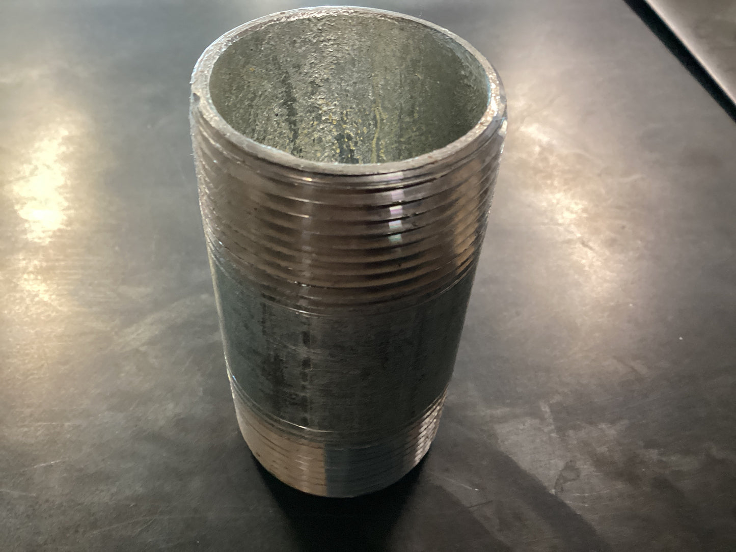 1-1/4”x3 Galv Nipple PVC