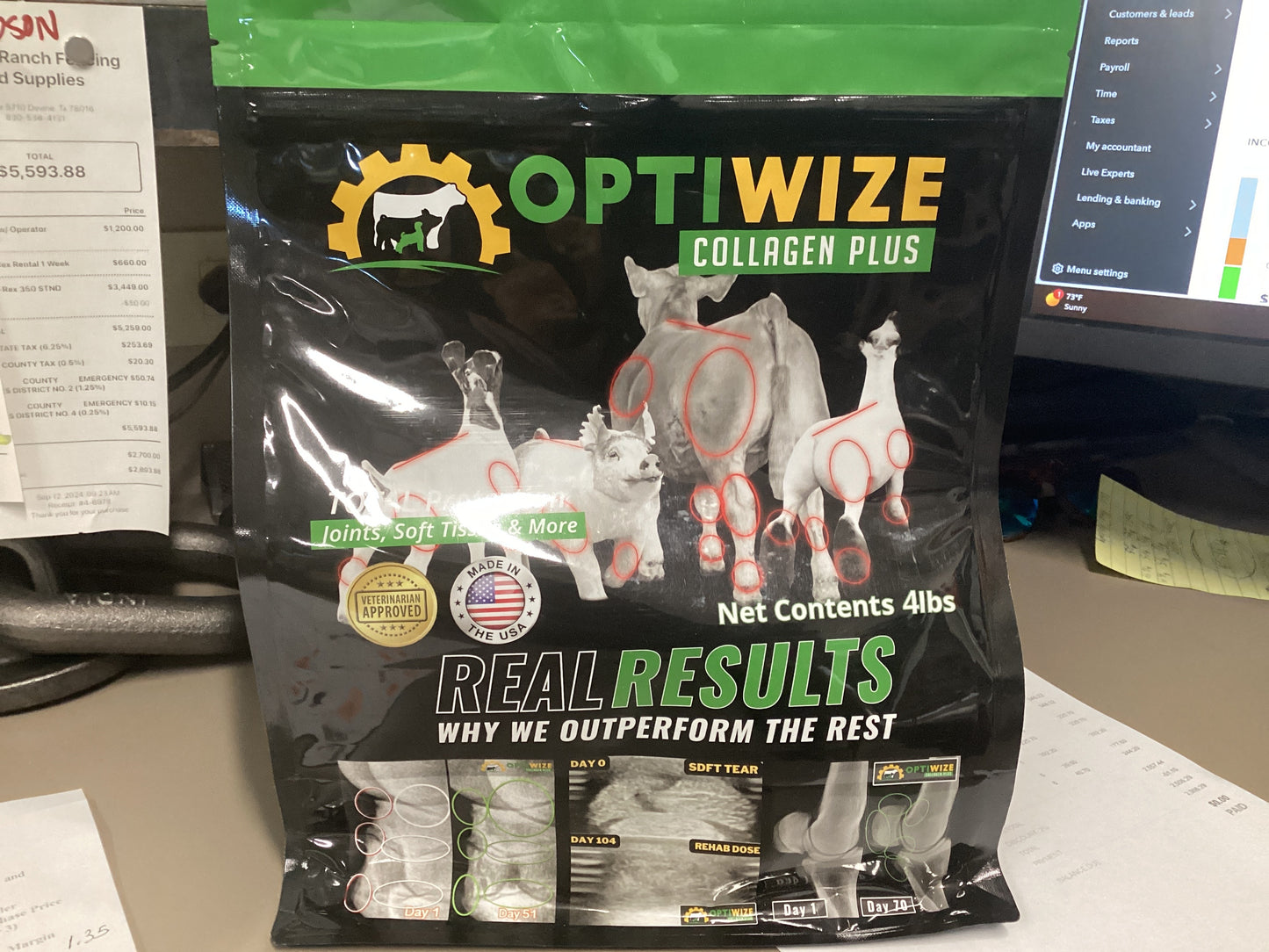 OptiWize Collagen + Plus Livestock 4lb