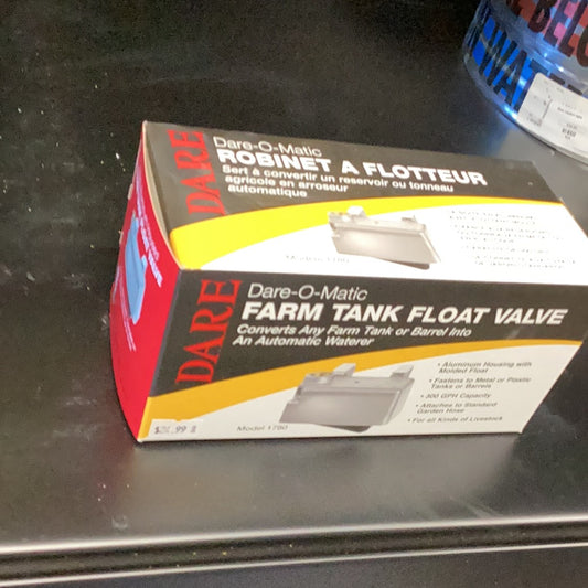 Dare Tank Float Valve Alluminum