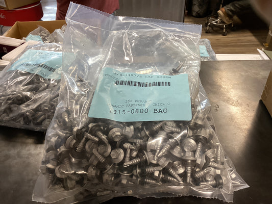1/4-14 7/8 Lap Screw
