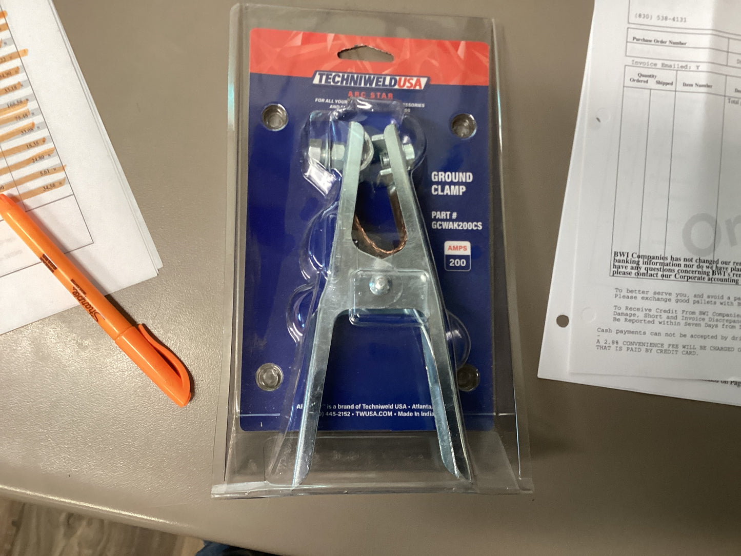Ground Clamp 200 AMPS