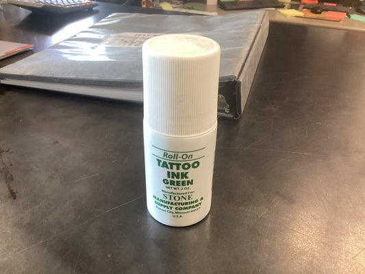 Roll On Green Ink Tattoo