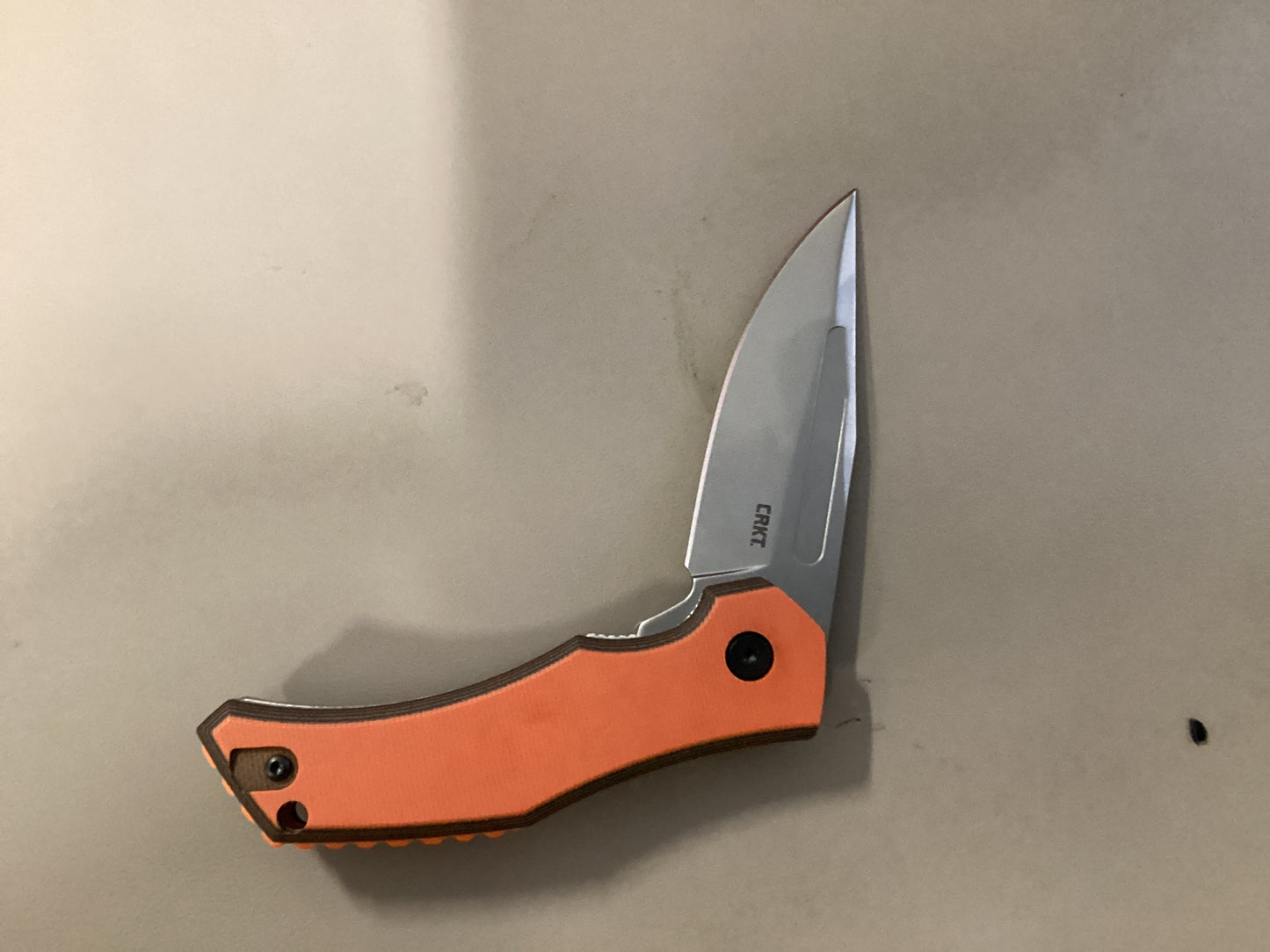 Orange Crkt Knife