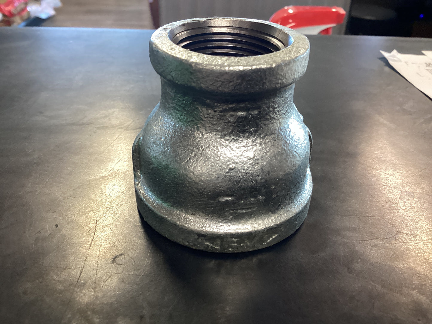 1-1/2”x1” Galvanized Coupling PVC