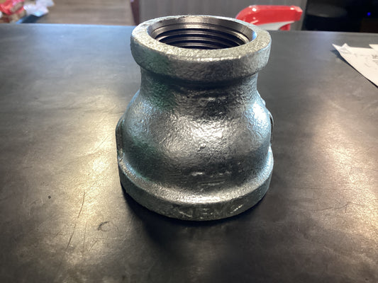1-1/2”x1” Galvanized Coupling PVC