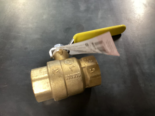 1” Brass Ball Valve