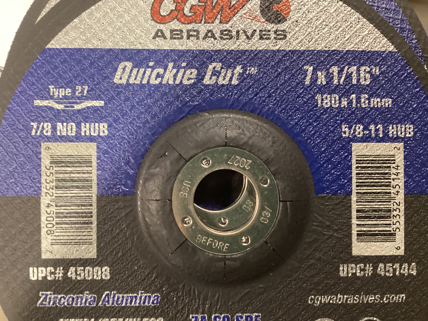 CGW 7 x 1/16 Quickie Cut