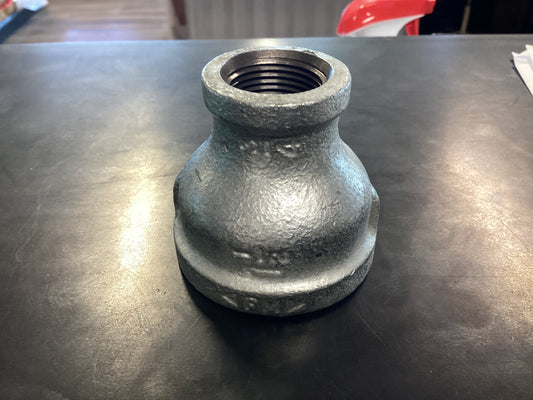 1-1/2”x3/4” Galvanized Coupling PVC