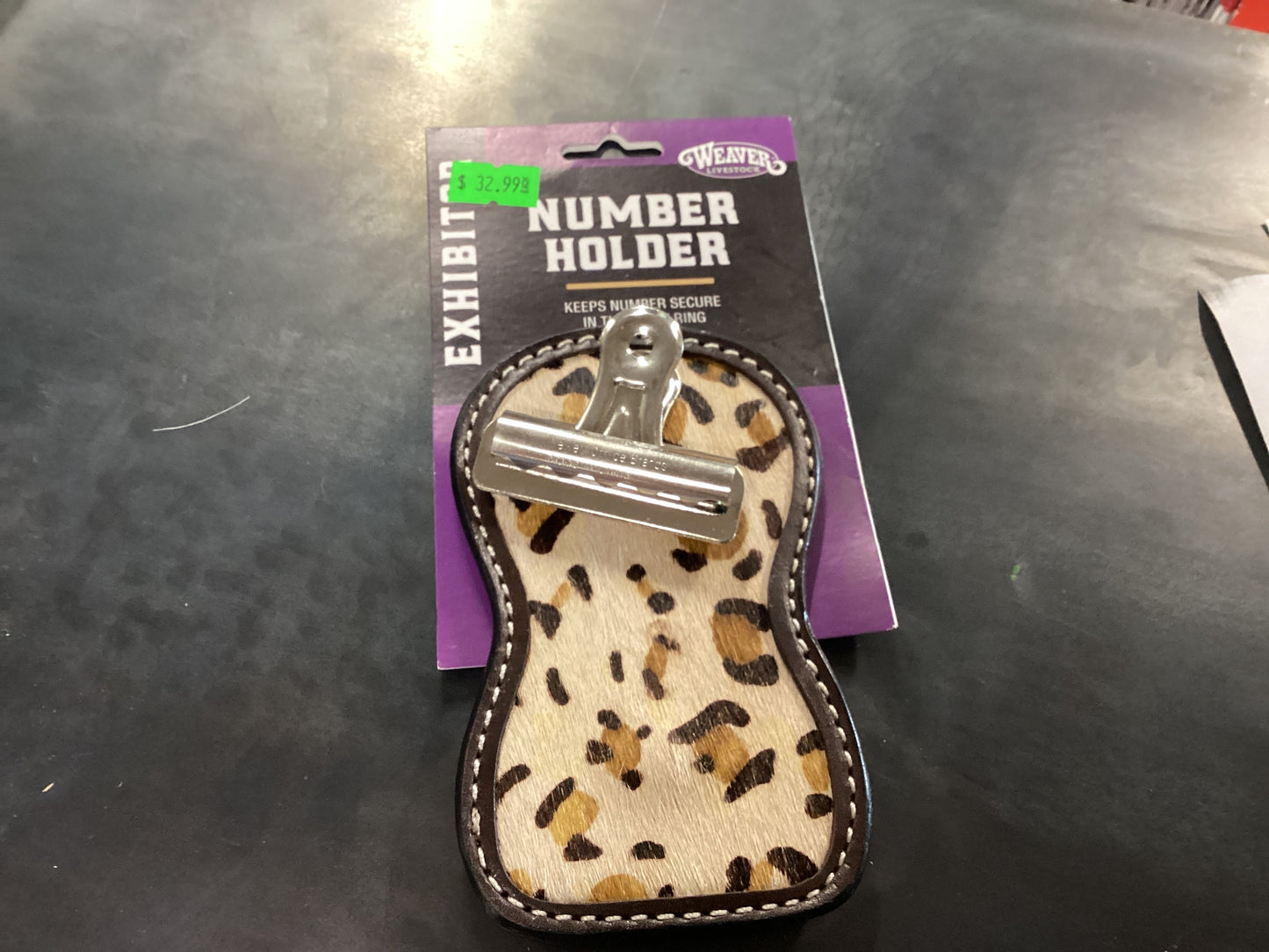 Cheetah Number Holder