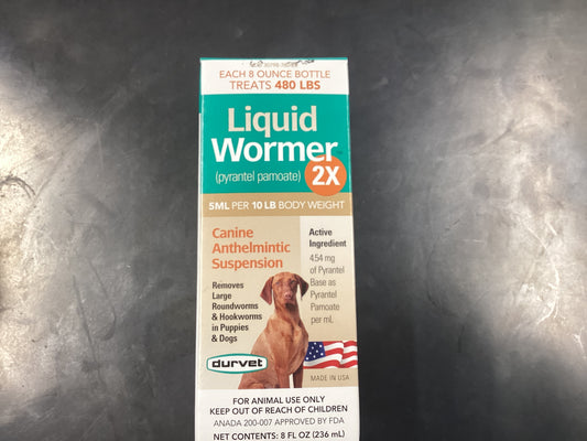 Liquid Dog Dewormer (DURVET)8 oz