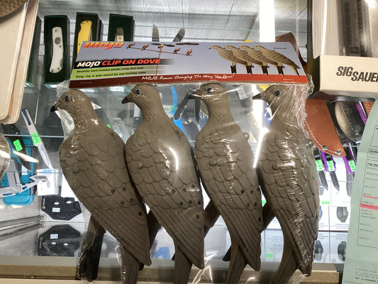 MOJO Clip On Dove 4PK