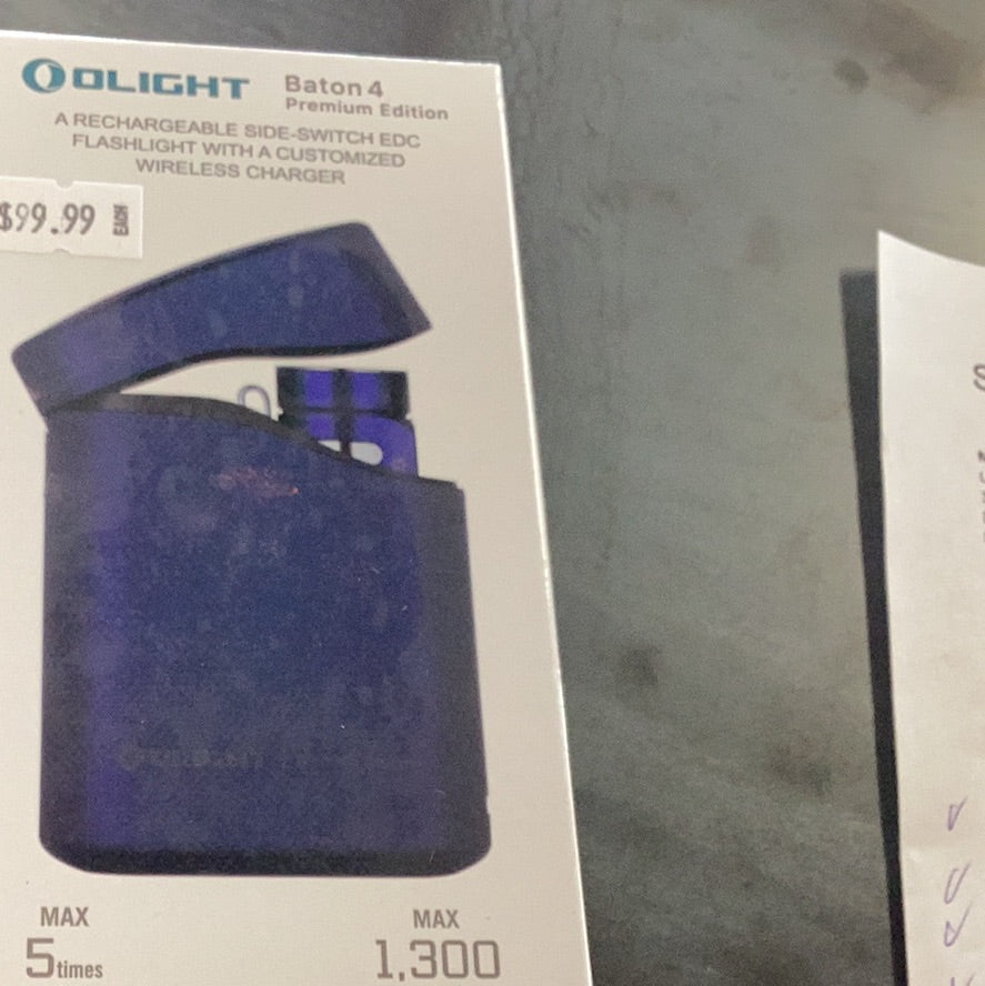 OLight Baton4 Blue