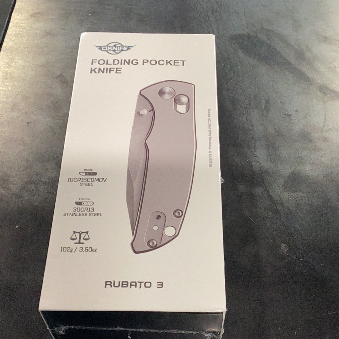 OKNIFE RUBATO 3 STEEL HANDLE