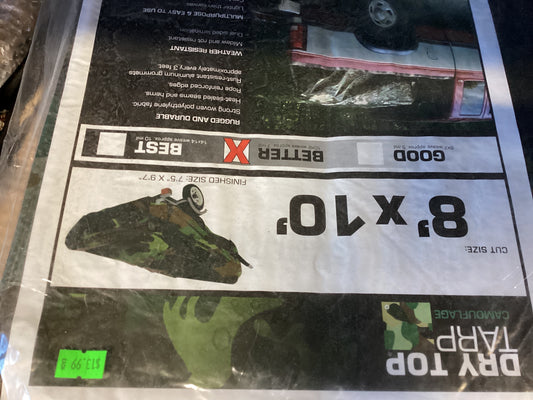 8’x10’ Camo Tarp