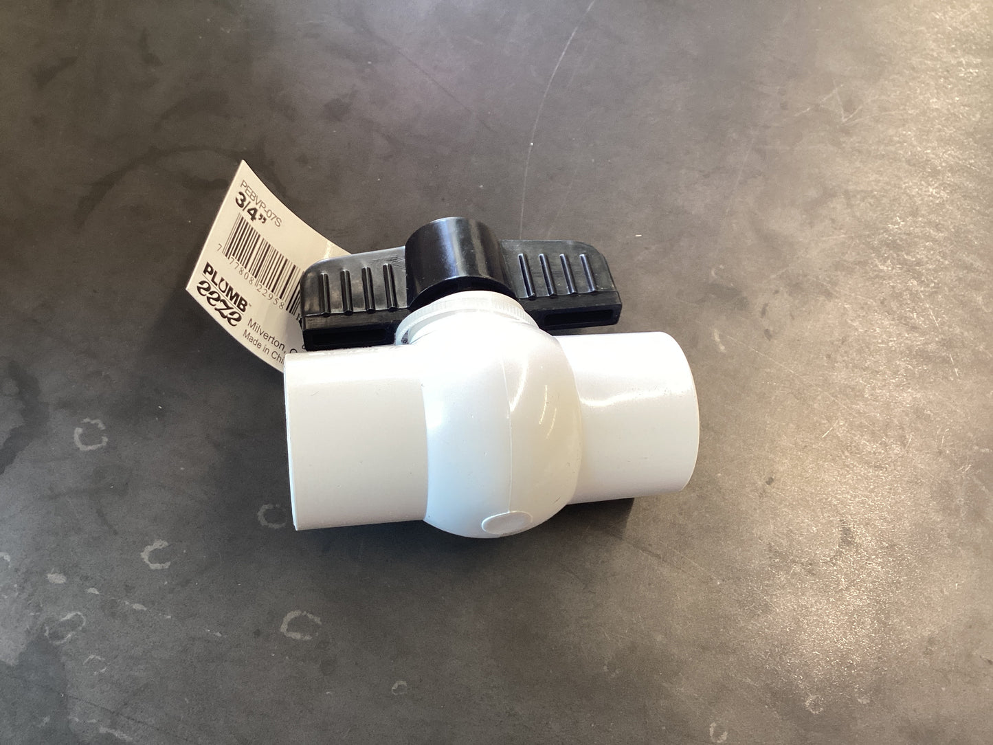 3/4” PVC Ball Valve