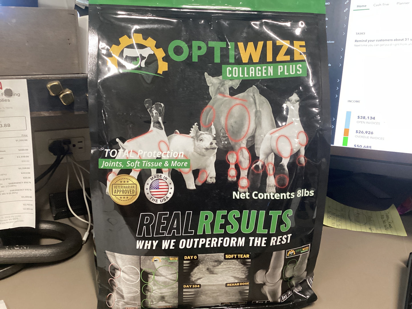 OptiWize Collagen + Plus Livestock 8lb
