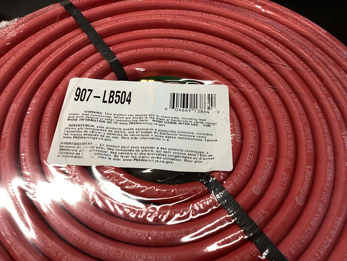 Twin Welding Hose 50' 1/4"