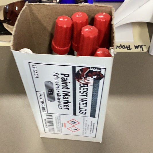 Best welds paint marker Red