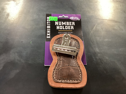Croc Number Holder