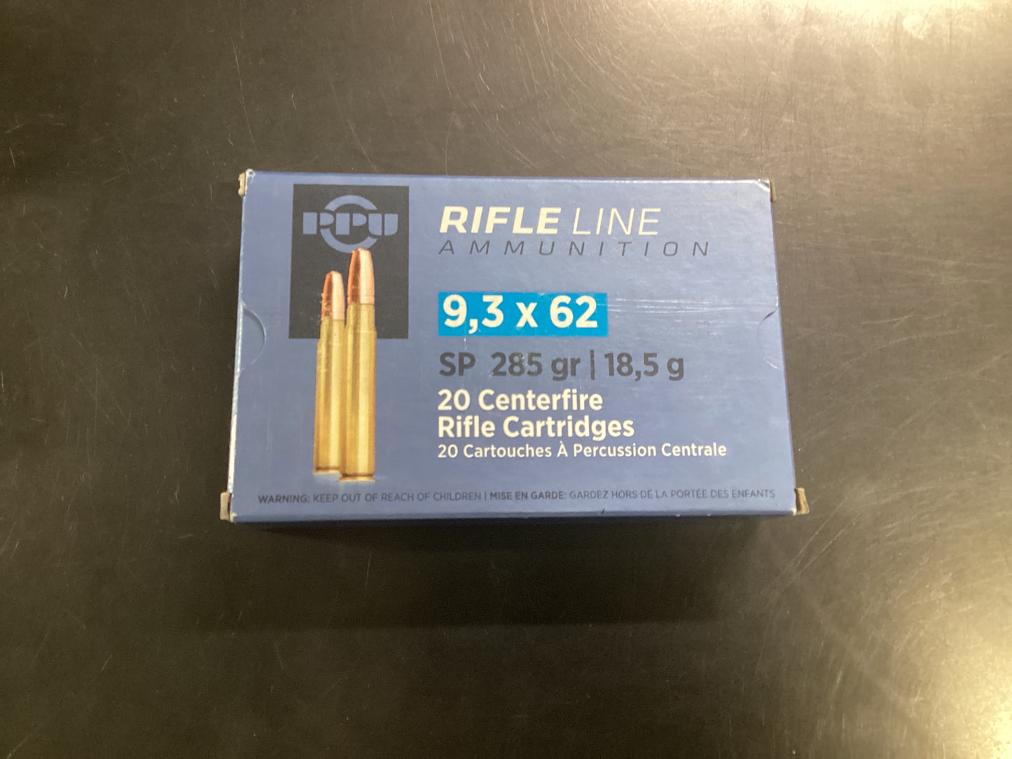 Rifle Line Ammunition 9,3 x 62 SP 285gr