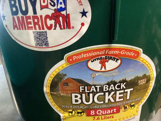 Green Flat Bucket