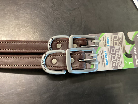 Leather Dog Collar 21”
