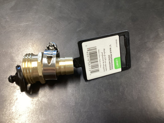 Brass Shank Male Mender 5/8”