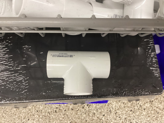 1 1/2” pvc sch 40 tee