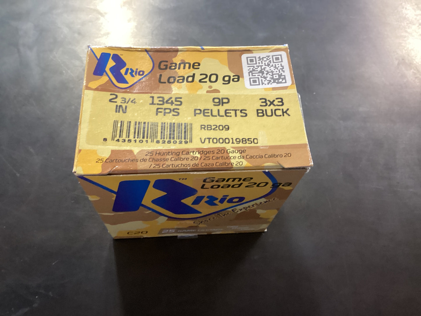 Rio 20ga 3x3 buck shot