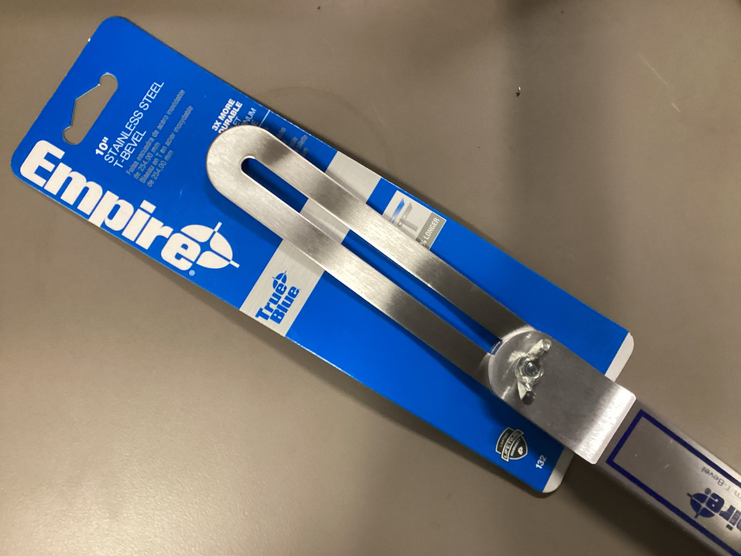Stainless Steel T Bevel 10”