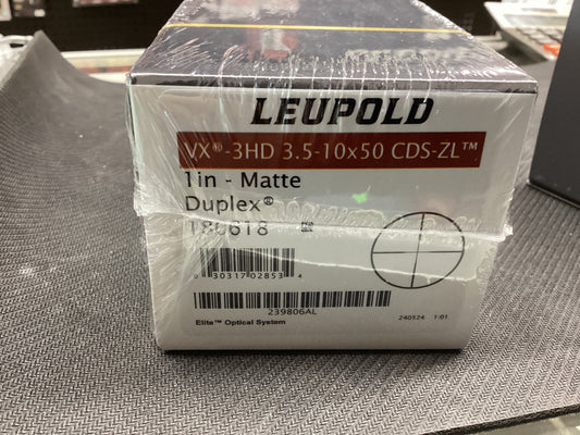 LEUPOLD RIFLE SCOPE 3.5-10 x 50 1” Matte Black