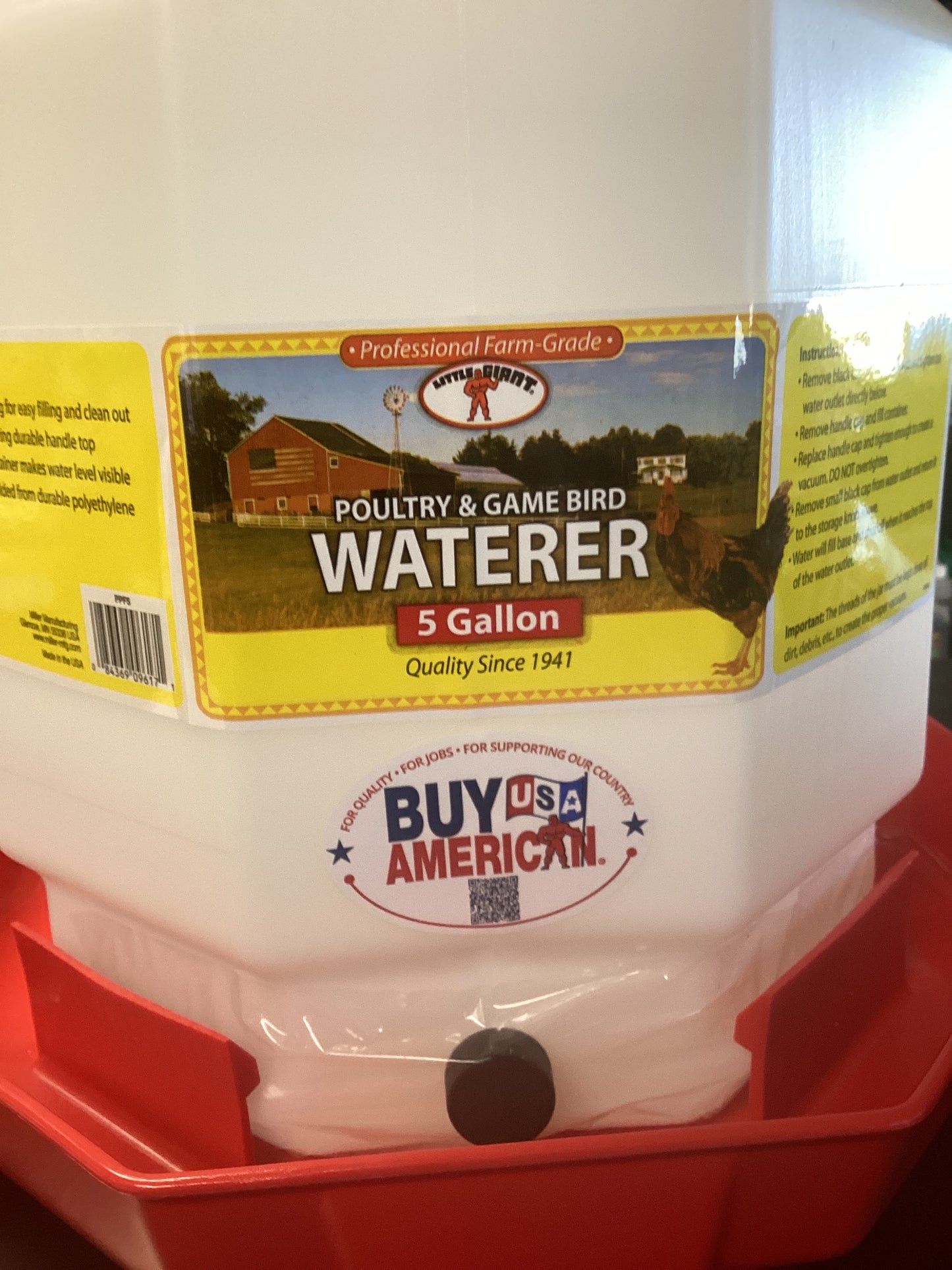 Poultry Waterer 5ga