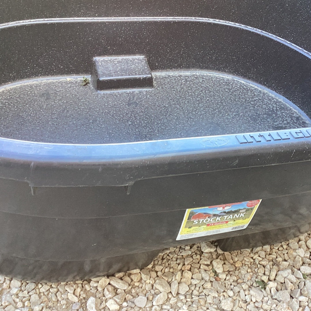 Stock Tank 75 Gal (Black)