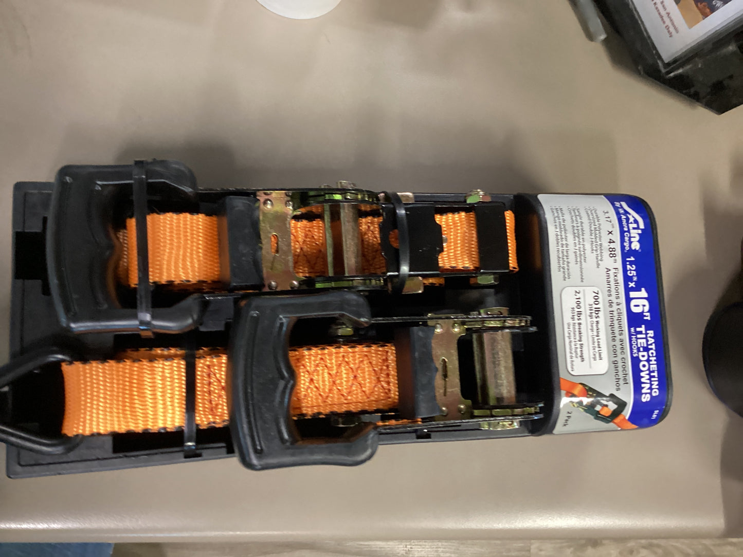 Ratchet 1.25”x 16’ 2pk