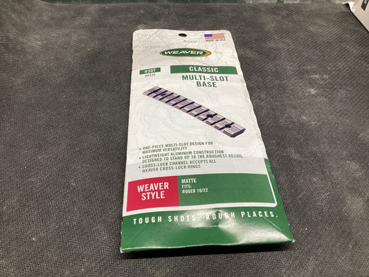 Weaver Classic Multi-Slot Base Ruger 10/22